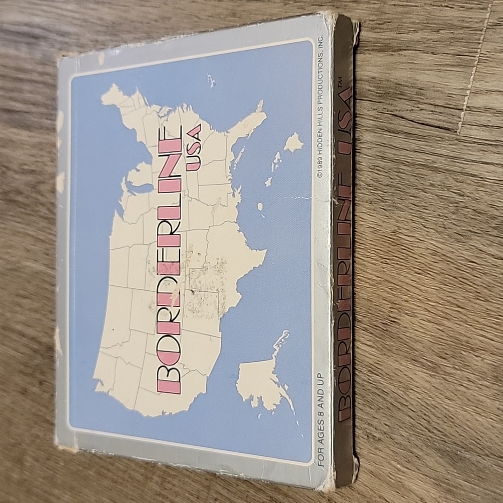 Borderline USA 1989 Card Game